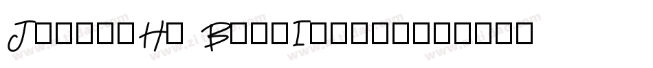 JabcedHy BoldItalic字体转换
